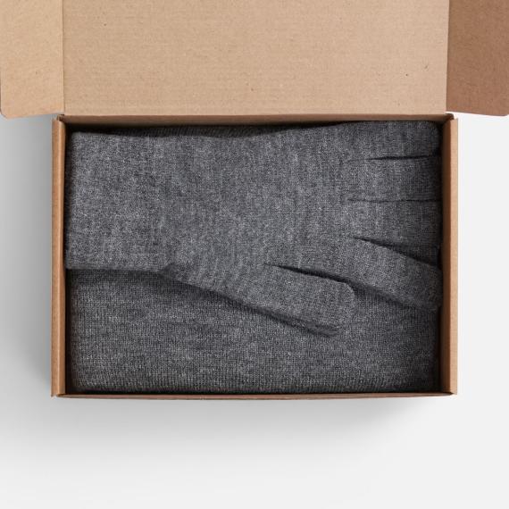 Набор Knit Warm, серый