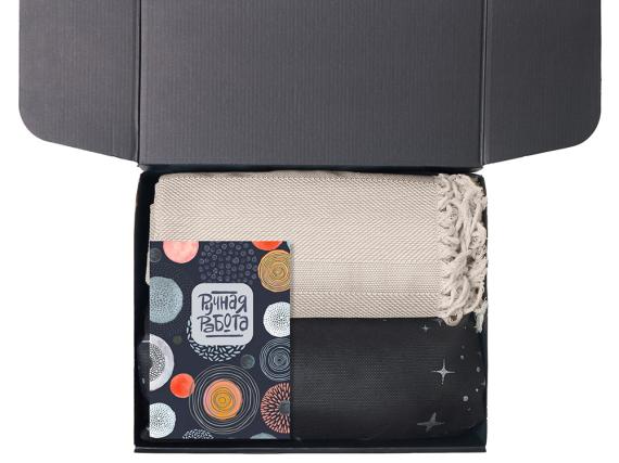 Подарочный набор «Re:y. Haven»  с пледом, кружкой и чаем