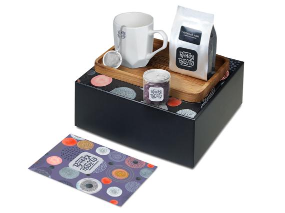 Подарочный набор «Re:y. Hearth»  с кружкой, подносом и чаем
