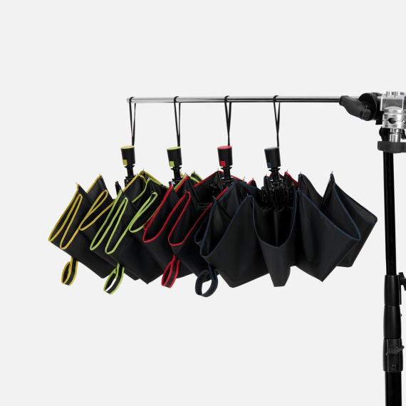 Зонт складной Edgeline, красный