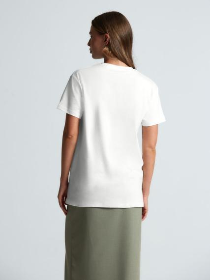 Футболка унисекс T-Bolka 160, белая (белоснежная), размер XXL