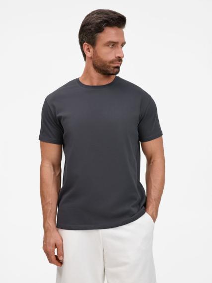 Футболка унисекс T-Bolka 200, темно-серая (графит), размер S