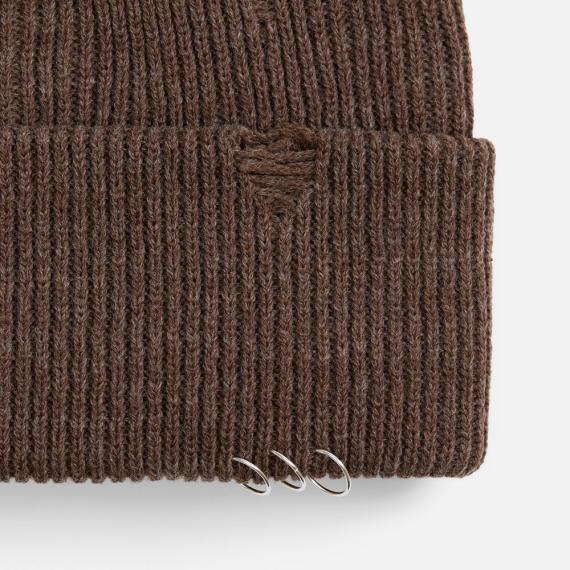 Шапка Ribelle, коричневый меланж