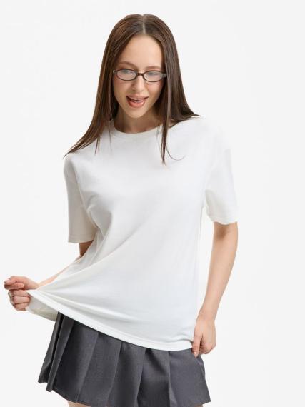 Футболка унисекс Durington, белая, размер M/L