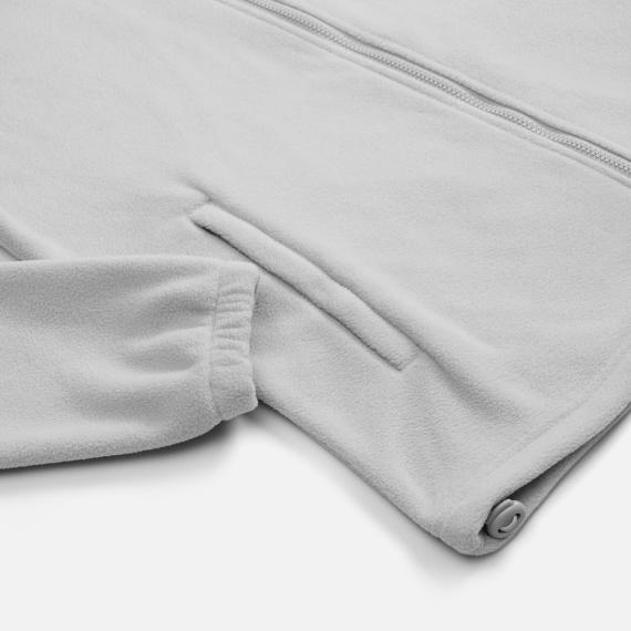 Куртка флисовая унисекс Nebo, светло-серая, размер S