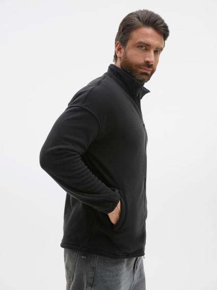 Куртка флисовая унисекс Nebo, черная, размер XXL