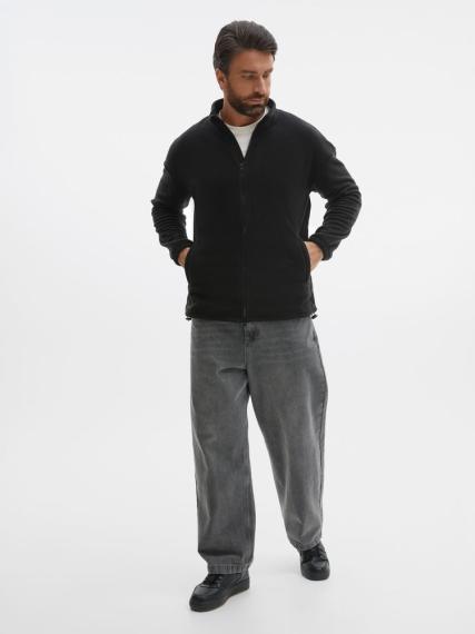 Куртка флисовая унисекс Nebo, черная, размер XXL