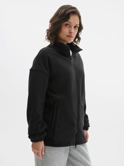 Куртка флисовая унисекс Nebo, черная, размер XXL