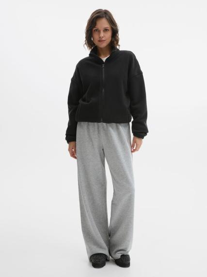 Куртка флисовая унисекс Nebo, черная, размер XXL