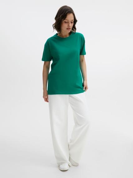 Футболка Regent 150 зеленая (изумрудная), размер L