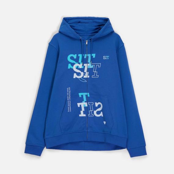 Толстовка унисекс Calipso, ярко-синяя (royal), размер 3XL