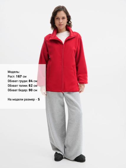 Куртка флисовая унисекс Ben Mac, красная, размер XL