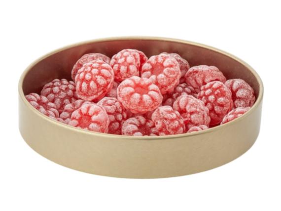 Подарочный набор «По-сибирски» с черным чаем и малиновым монпансье