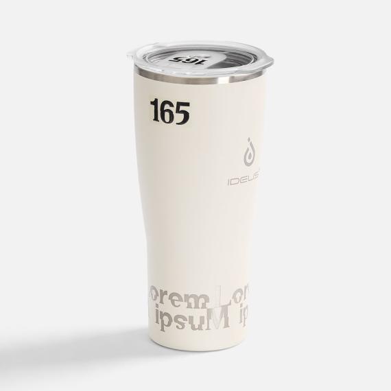 Термостакан Kasumigaoka, белый (молочный)